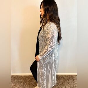 All That Glitters Duster - SILVER